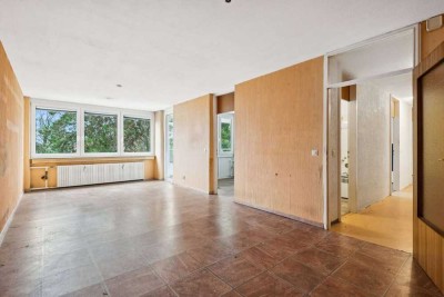 Ruhige Lage und idealer Grundriss: Lichtdurchflutete 3-Zimmer-Wohnung mit viel Gestaltungsspielraum