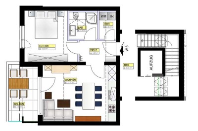 Wohnung W8 Mehrfamilienhaus - RESERVIERT