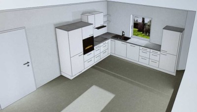 Von Privat zu vermieten - mit neuer Einbauküche, EG Wohnung, 4 Zimmer, schöner Südgarten