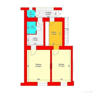 Provisionsfrei: großzügige 2-Zimmer-Altbauwohnung in TU-Nähe