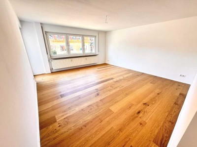 Provisionsfrei: Sanierte 4 Zimmer Gartenwohnung in Burgthann mit Balkon und Garage