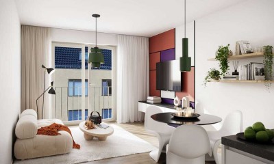 Platz für einen, Platz für Zwei! Neubauwohnung mit Balkon