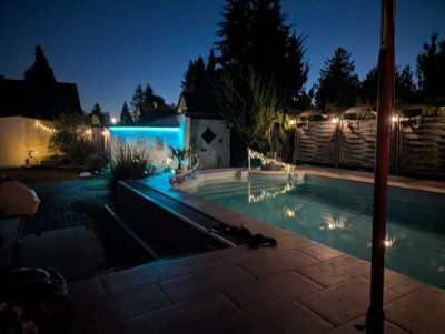 Geschmackvolles Wohnen mit Sauna, Kamin und Pool