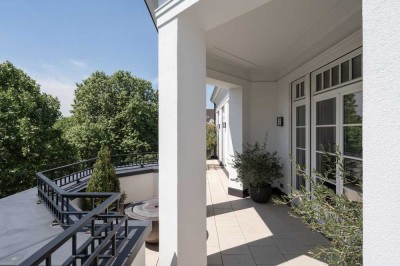 Df.-Zoo: Luxuriöses Penthouse mit zwei großen Dachterrassen in repräsentativem Neubau