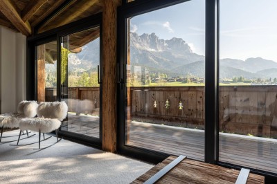 Luxuschalet mit Kaiserblick – Ski-In Ski-Out