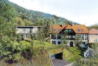 Traumhafter Neubau mit Blick auf den Schlossberg