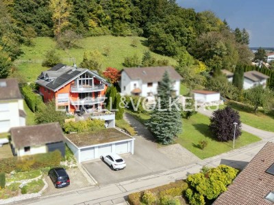 Energieeffizienz A+ Dachgeschoss-Galeriewohnung mit Weitblick bis in die Schweiz