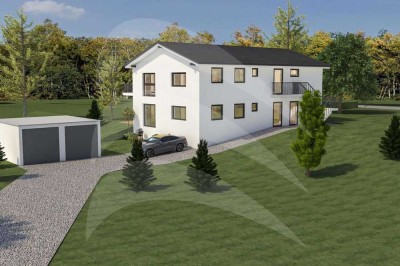 LICHT & RAUM: Hochwertiges Zweifamilienhaus im KfW40-Standard