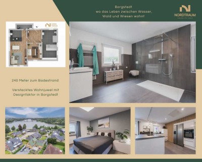 240 Meter zum Badestrand - Verstecktes Wohnjuwel mit Designfaktor in Borgstedt