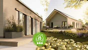 Der Bungalow, der besonderen Art - Görlsdorf - Bungalow 100 mit englischem Giebel - Novo