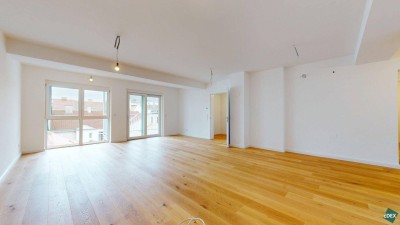 Am Kutschkermarkt | Elegante 4-Zimmer-Altbauwohnung mit rund 9,9 m² großem Balkon, Garagenplatz optional