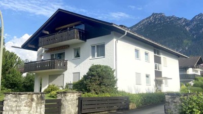 Garmisch: Vermietetes Appartement mit Süd-West-Balkon in bester Wohnlage