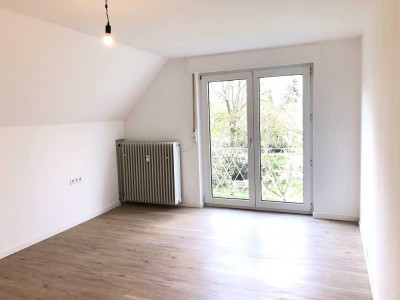 Schöne 1-Zimmer-Wohnung mit moderner Küche und französischem Balkon / Nähe Stauteiche