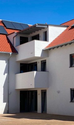 Neuwertige Wohnung mit 3,5 Zimmer sowie Balkon in Herxheimweyher