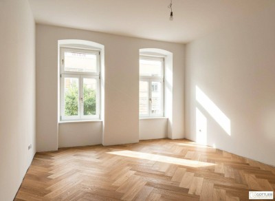 Erstbezug in U-Bahn-Nähe! Liebevoll generalsanierte 3-Zimmer-Wohnung mit Loggia und Balkon in Gründerzeithaus