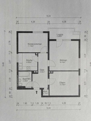 Helle 3-Zimmer-Wohnung mit Balkon in Duisburg-Buchholz