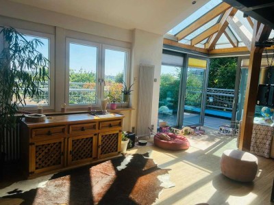 Besondere 5/6-Zimmer-Wohnung mit toller Aussicht