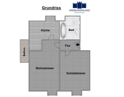 Sanierungsobjekt - 2 Zimmer Wohnung mit Balkon und TG-Duplex