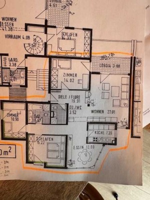 Moderne  4-Zimmer Wohnung mit Balkon im 2. OG in Wiesloch