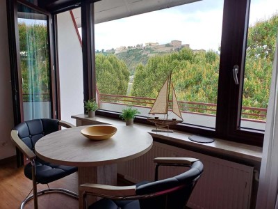 Möbliertes Appartement in der Altstadt mit Balkon und Rheinblick - Alles inbegriffen