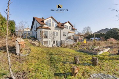 Attraktive Wohlfühloase mit Einliegerwohnung, idyllischem Garten und tollem Alpen-Panorama-Blick