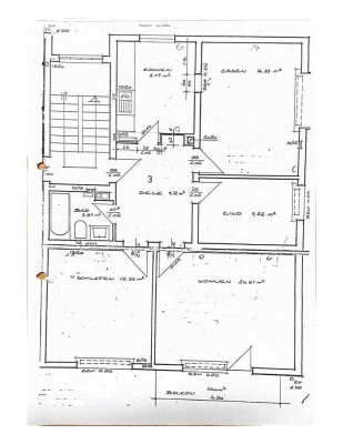 Exklusive, gepflegte 4-Raum-Wohnung mit Balkon und Einbauküche in Obertshausen