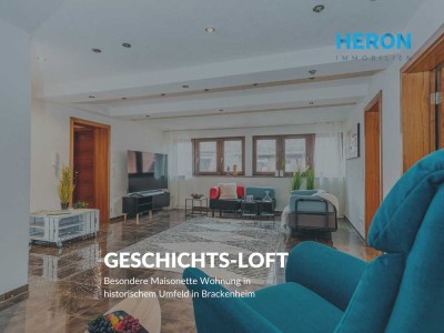 GESCHICHTS-LOFT - Besondere Maisonette Wohnung in historischem Umfeld in Brackenheim