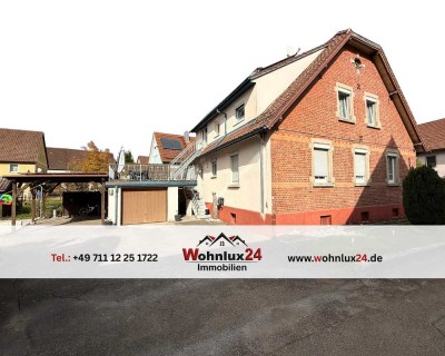+++Top gepflegtes Zweifamilienhaus mit Terrasse, Garage und PV-Anlage in ruhiger Lage+++