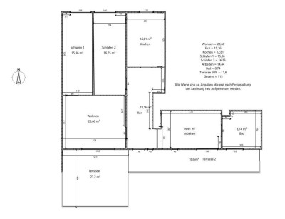 Großzügige 4-Zimmer Wohnung mit Terrasse in Schenefeld