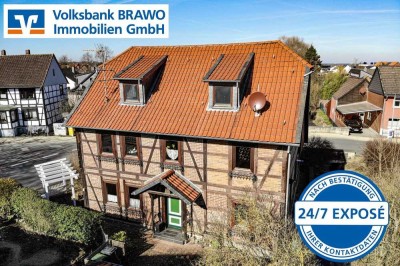 Überraschend geräumiges Fachwerkjuwel mit pflegeleichtem Grundstück!