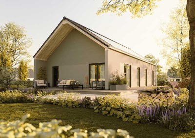 Der Bungalow, der mehr als ebenerdig ist in Molsdorf