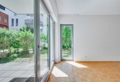 Helle 2-Zimmer-Gartenwohnung mit Südterrasse in Isarnähe | München-Obersendling