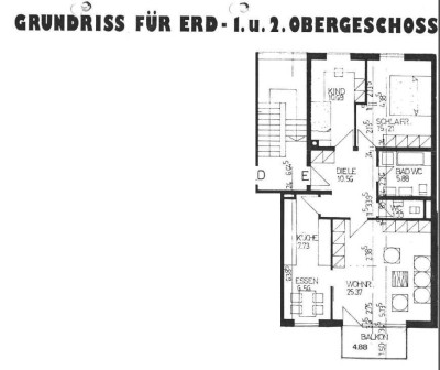 Geräumige 3-Raum-Wohnung mit EBK in Kirchseeon