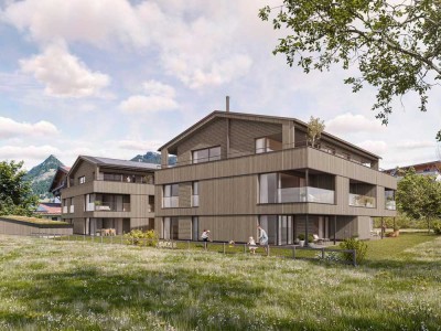 Neubau in Burgberg im Allgäu - Exklusive 3-Zimmer-Wohnung im 1. OG - provisionsfrei -