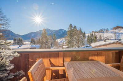 Stylisch möblierte Terrassenwohnung in ruhiger Lage von Waidring