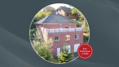 Modernes Zweifamilienhaus 
in Stelle