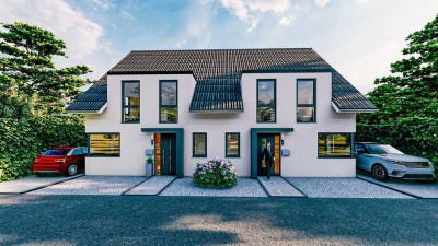 Neubaugebiet Schroersdyk - Schlüsselfertige Doppelhaushälfte -145m2-inkl. Grundstück
