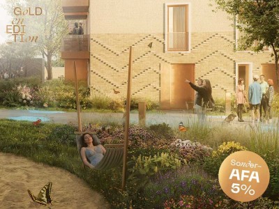 Stilvoll investiert: 1 Zimmer mit Duschbad und privater Sonnen-Terrasse