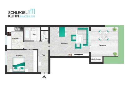 2- Zimmer Wohnung in Reutlingen - Ruhig & Zentral