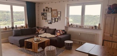 3,5 Zi. Whg mit sonnigem Panoramablick über den Dächern von Nagold
