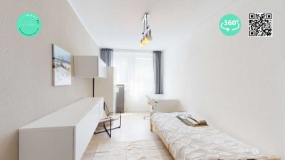 WG-Geeignet: Möblierte 3-Zimmer Wohnung im EG in Karlsruhe-Durlach