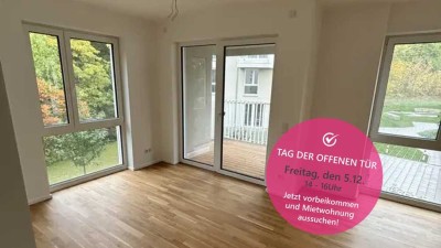 Erstbezug: Mehrere, hochwertige 3-ZKB-Wohnung mit Einbauküche und Balkon