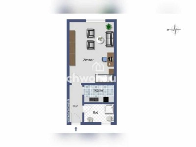 Tauschwohnung: Biete zentrale 1-Zimmer Wohnung am Aegi - Suche 2 Zimmer