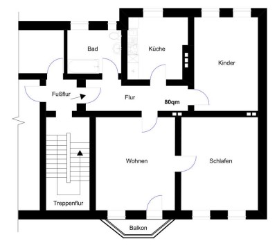 � Schöne 3-Zimmer-Wohnung in Pritzwalk – 80 m² – ab 1.08. oder 1.09.2025 verfügbar