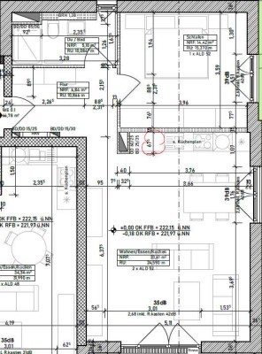 Erstbezug und Einbauküche: Geschmackvolle 2-Raum-Erdgeschosswohnung mit lux. Innenausstattung