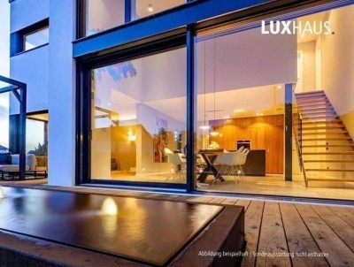 LUXHAUS Glasfasade 132 m² alles noch individuell planbar Schlüsselfertig 100% Wohlfühlklima