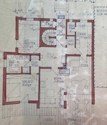 Stilvolle, gepflegte 3-Zimmer-Erdgeschosswohnung mit Terrasse in Landsberg am Lech