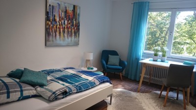 Neu möbliertes Zimmer in 4er WG ruhig und zentral gelegen 380,- warm