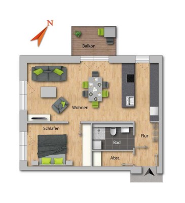 Atrium am Stutzenweiher - Wohnung Nr. 17