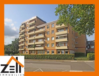 * Sanierte 3-Zi.-Wohnung * zentrumsnah * Balkon * Duschbad * EBK * Klimaanlage, TG-Stellplatz *